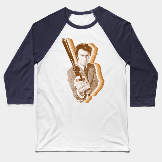 Dirty Harry / Clint Eastwood Baseball T-Shirt by DankFutura